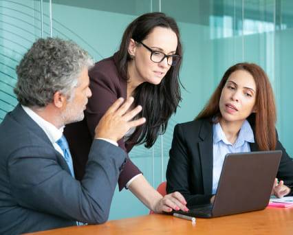 Immigration Consultants Discussing- Skybird International