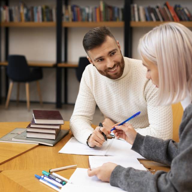 Skybird International- Study Visa- Student Discussing Over an Topic